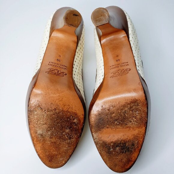 Nanette Lepore Dotty Dame Patent High Heels 10B - Picture 9 of 12